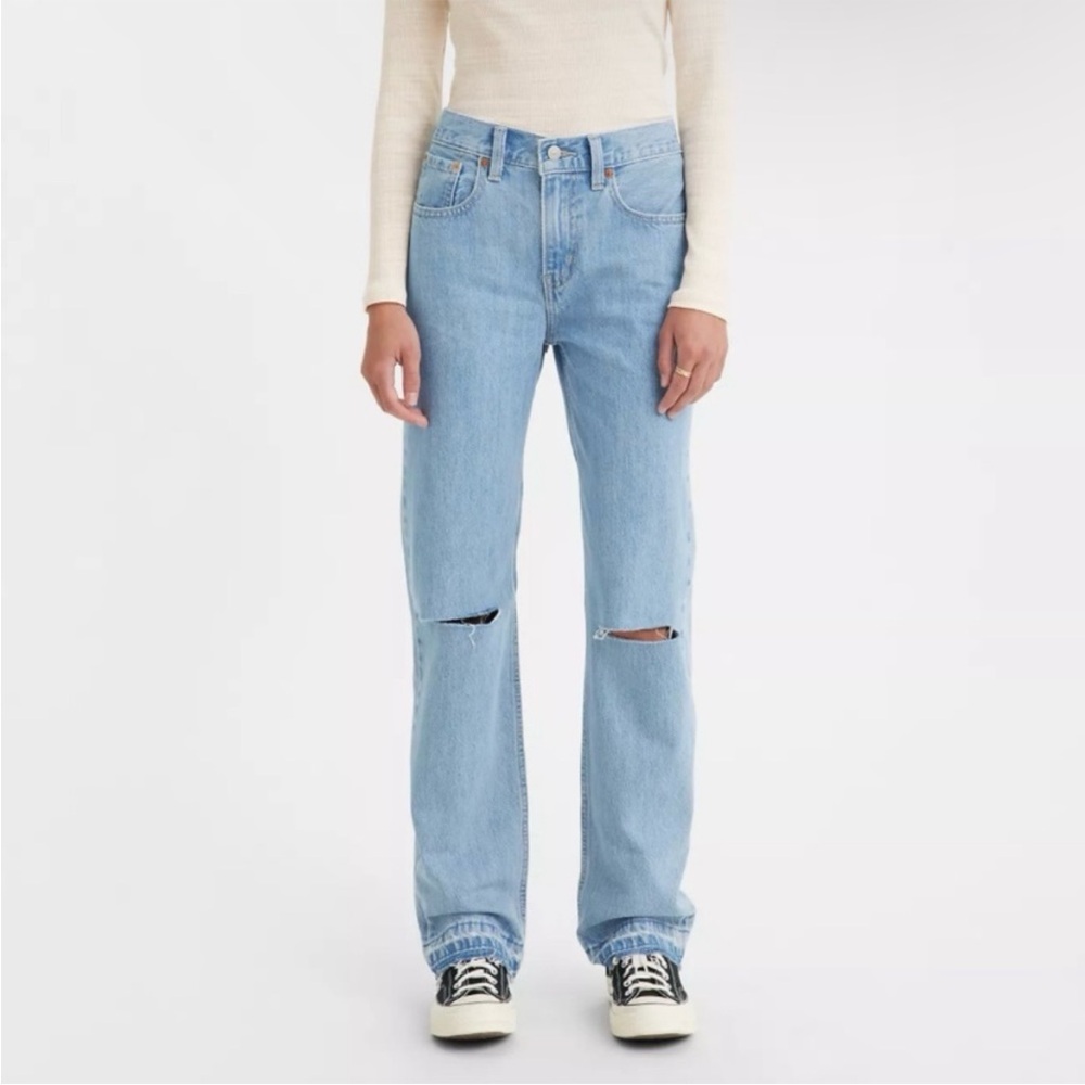 Levi's Light Blue Straight Leg Jeans